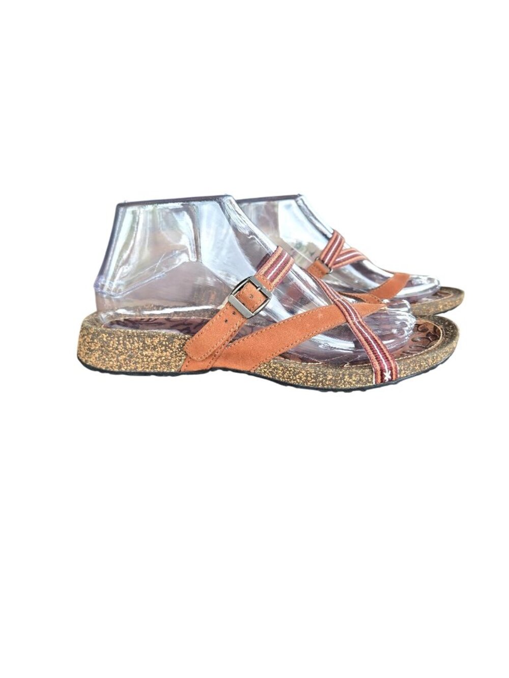 Teva Women's Brown Comfort Sandals Cork Sole Size 8